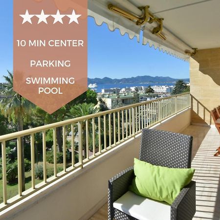 Close To Downtown Cannes Swimming Pool And Sea View Exteriér fotografie